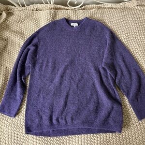& Other Stories Oversized Purple Sweater